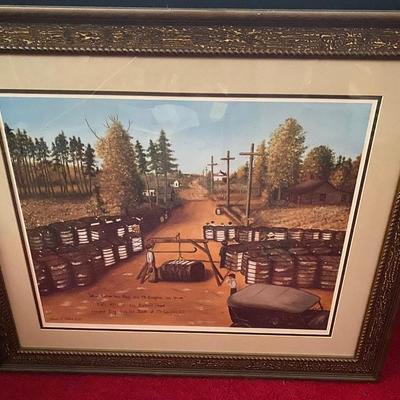 Mt Croghan signed Print