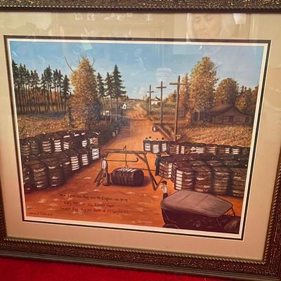 Mt Croghan signed Print