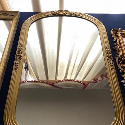 Vintage Gold Mirror Lot