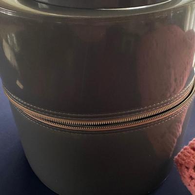 Vintage Afghan, Hat Box Lot