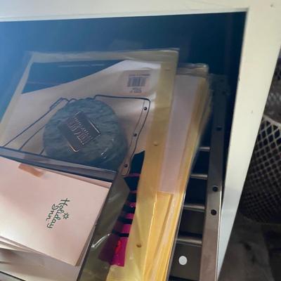 4 Drawer File Cabinet with contents