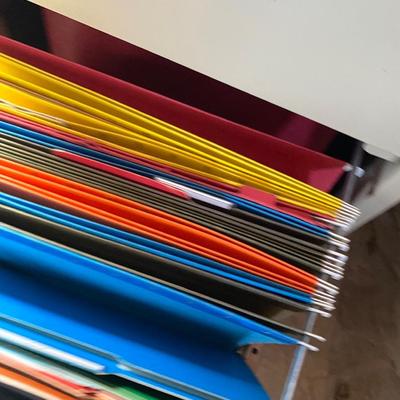 4 Drawer File Cabinet with contents