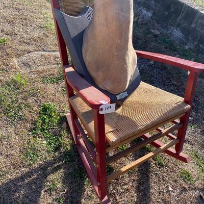 Red Rocking Chair