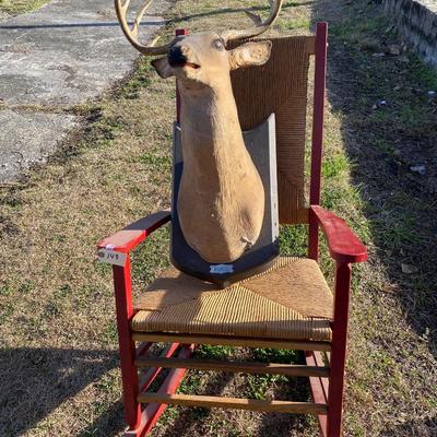 Red Rocking Chair
