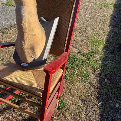 Red Rocking Chair