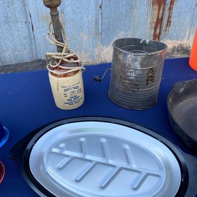 Tupperware, Cast Iron and Vintage Collectible Lot