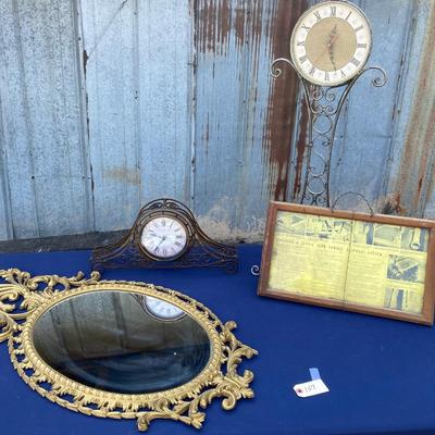 Clock, Mirror Lot