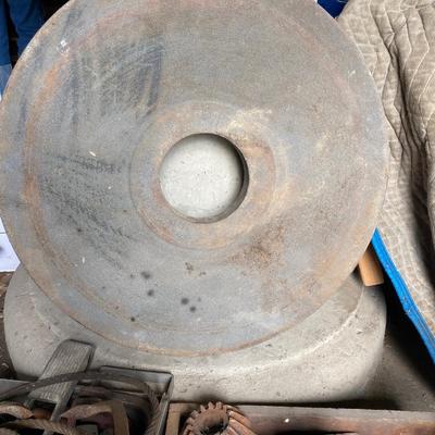 Vintage Grinding wheel, tool lot