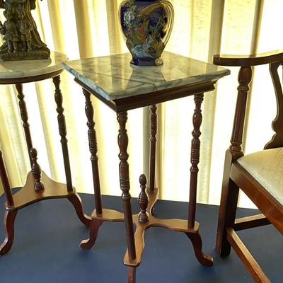 Corner Chair, Accent Table lot
