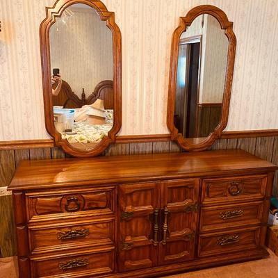 American Drew Dresser with Mirrors