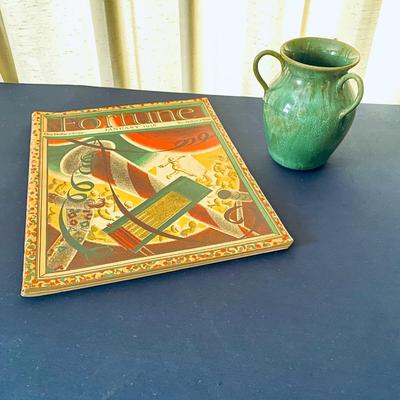 Seagrove Pottery Vase, Fortune Magazine Lot