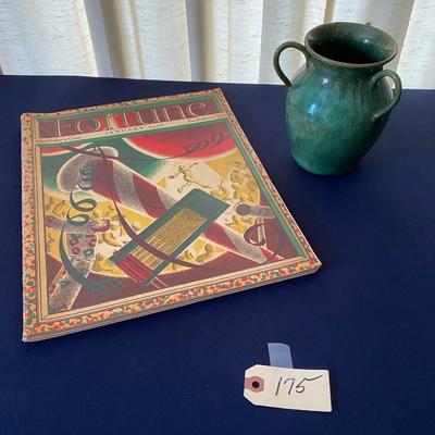 Seagrove Pottery Vase, Fortune Magazine Lot