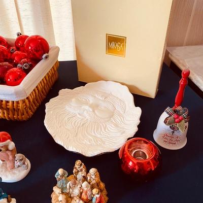 Vintage Glass Ball Christmas Ornaments and More Lot