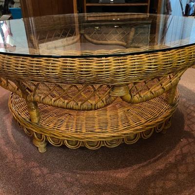 Wicker Coffee Table