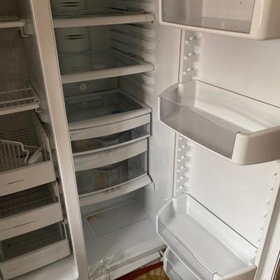 GE Profile White Side By Side Artica Refrigerator