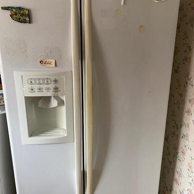 GE Profile White Side By Side Artica Refrigerator