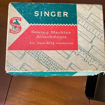Mid Century Modern Singer Sewing Machine in Cabinet