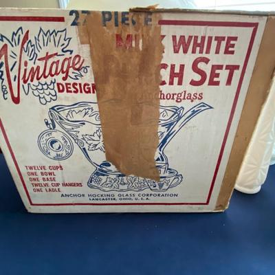 Milk Glass Lot