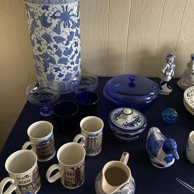 Blue & White Household Lot