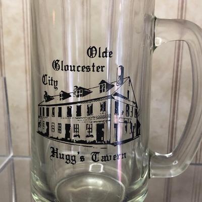 LOT 8M: Local New Jersey Glass Mugs:  Gloucester City Fire Dept. 90th Anniversary 1968, Wenonah Fire Co. July 4, 1981 & Others