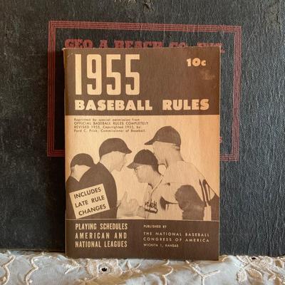 LOT 39R: Philadelphia Phillies Stein, Avon Babe Ruth Stein & Vintage Baseball Rules & Score Books