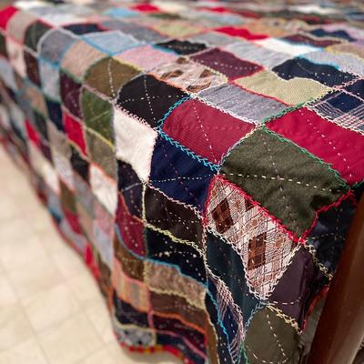 Vintage Handmade Reversible Quilt