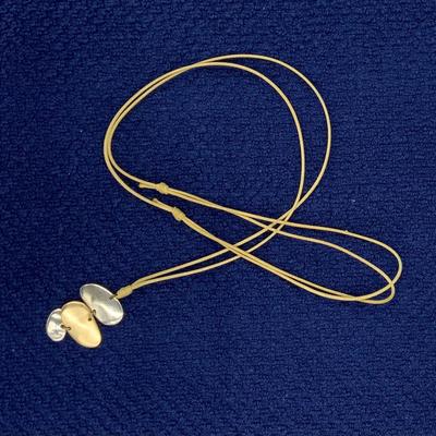 Gold and silver pendant