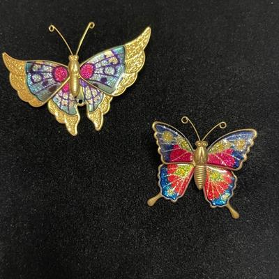 Butterfly brooches vintage !