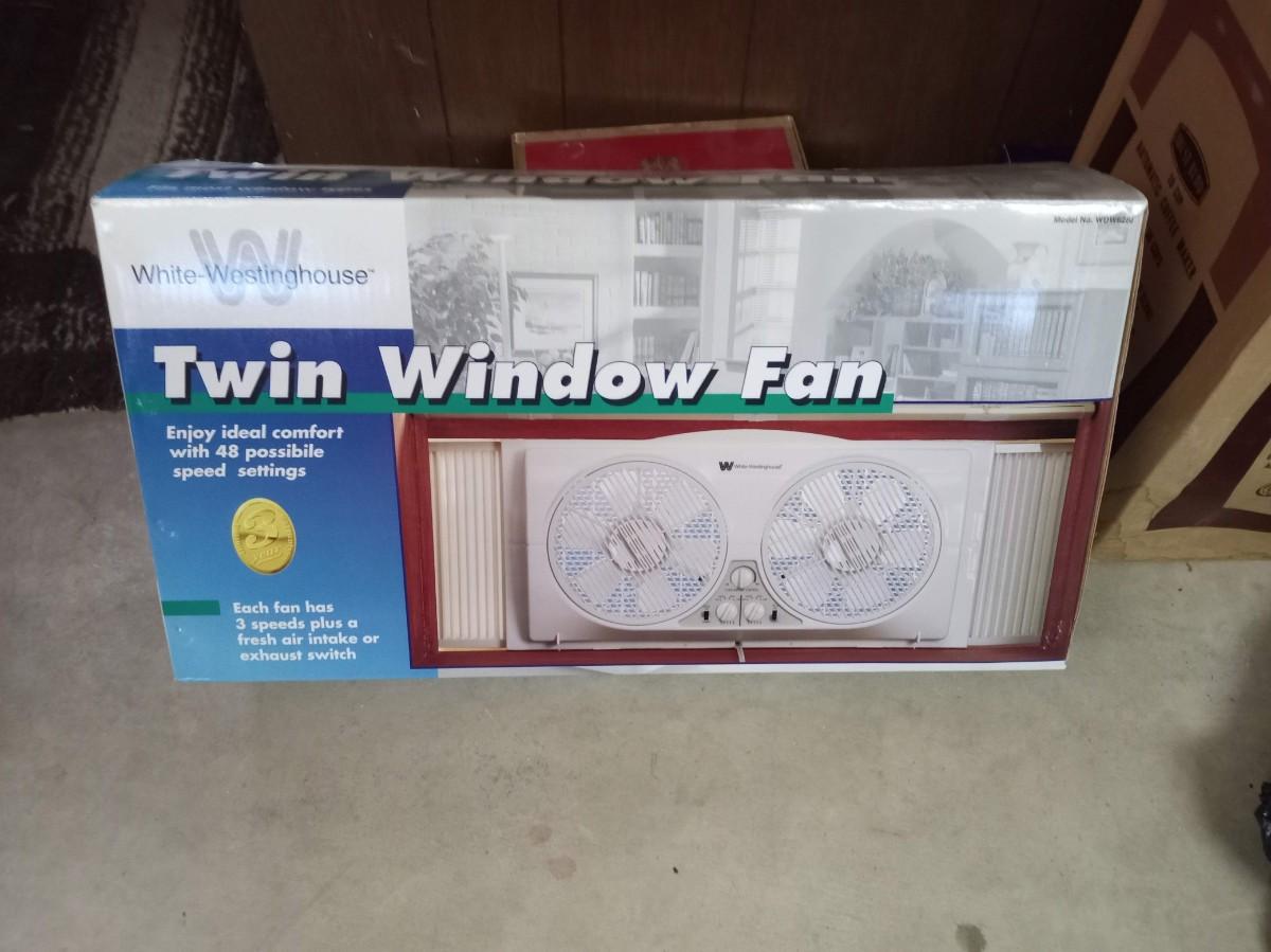 NEW WESTINGHOUSE TWIN WINDOW FAN