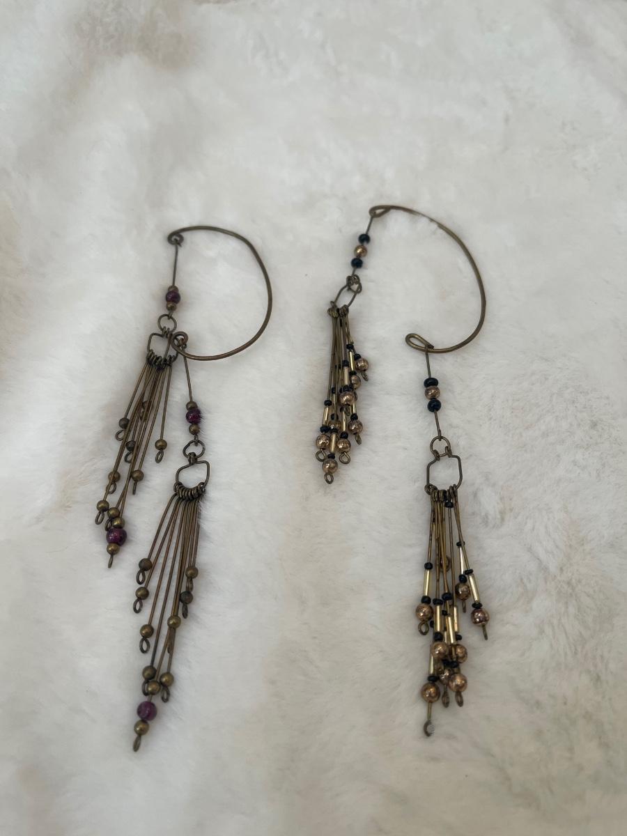 Vintage ear cuffs.