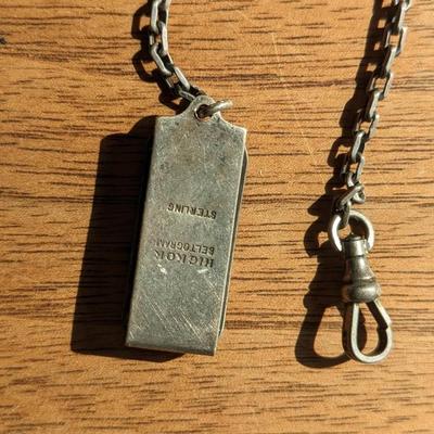 Sterling "F" (Fuller) Watch Chain