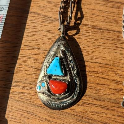 Personalize Sterling/Turquoise Pendant to Constance Threinen Fuller