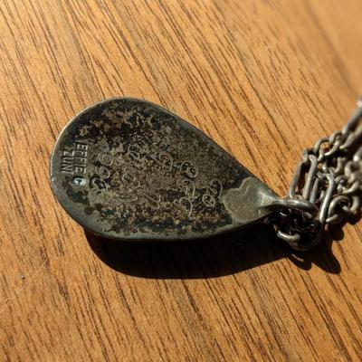 Personalize Sterling/Turquoise Pendant to Constance Threinen Fuller