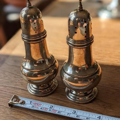 Sterling Vintage Salt and Pepper Shakers