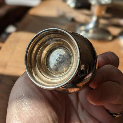 Sterling Vintage Salt and Pepper Shakers