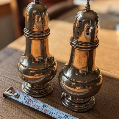 Sterling Vintage Salt and Pepper Shakers