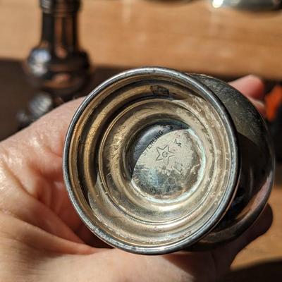 Sterling Vintage Salt and Pepper Shakers