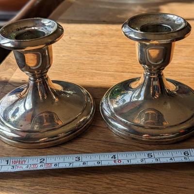 RTH Sterling Candlestick Holders