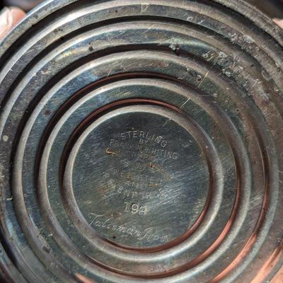 Gorgeous Sterling Nut Bowl/Compost Dish and Spoon
