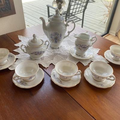 Porcelain tea set, S Catarina from Brazil