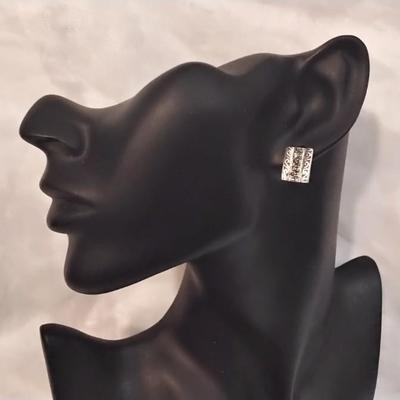 Stunning Marcasite Stud 925 Earrings