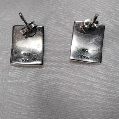 Stunning Marcasite Stud 925 Earrings