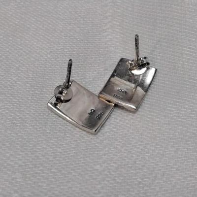 Stunning Marcasite Stud 925 Earrings