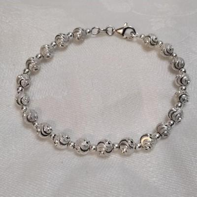Absolutely Beautiful Italian 925 7" Bracelet