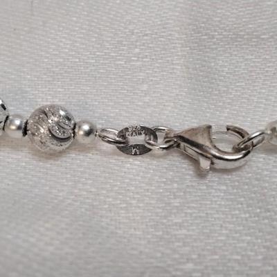 Absolutely Beautiful Italian 925 7" Bracelet