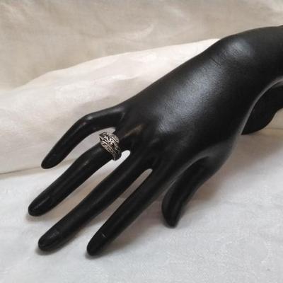 One Of A Kind Marcasite 925 Ring Size 6.5