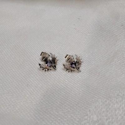 Unique Mystic Topaz 925 Stud Earrings