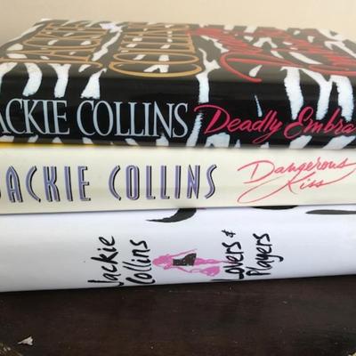 lot of 3 hardcover Jackie Collins Books