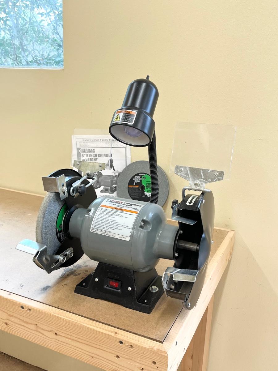 Central machinery 8 inch on sale bench grinder