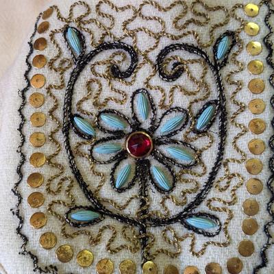Incredible Alvin's (Lexington, Ma) Embroidered Wool Coat (M)